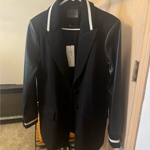 Blue Revival varsity black blazer size M